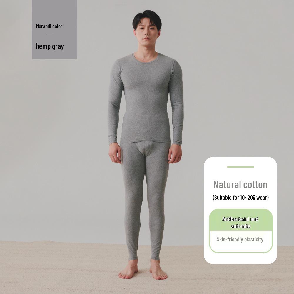 

Мужской комплект термобелья из чистого хлопка на осень: Свитер и брюки 2XL