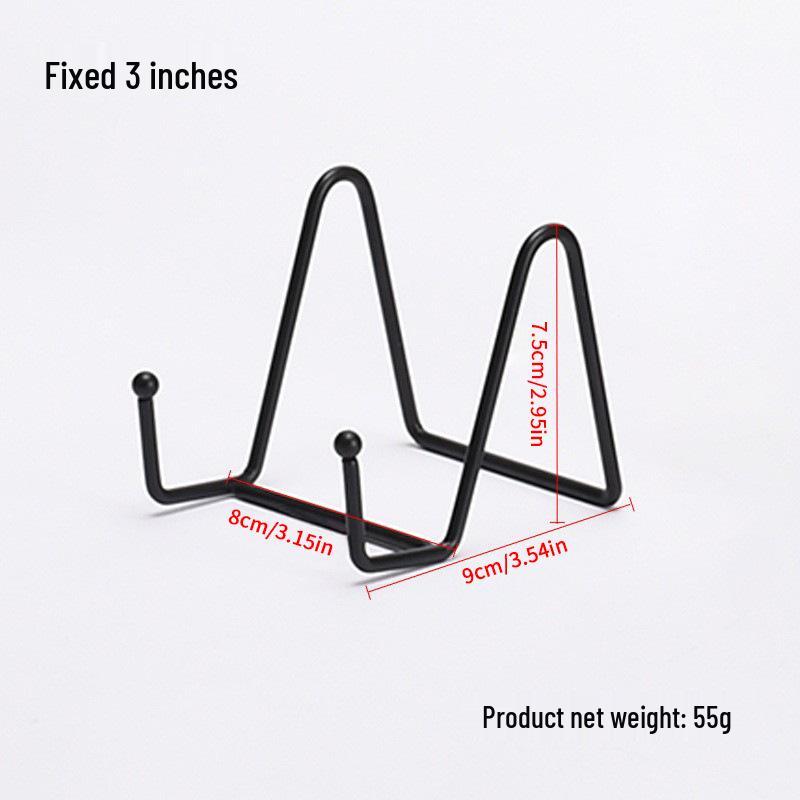 Metal Folding Display Stand for Photos, Plates, or Ornaments