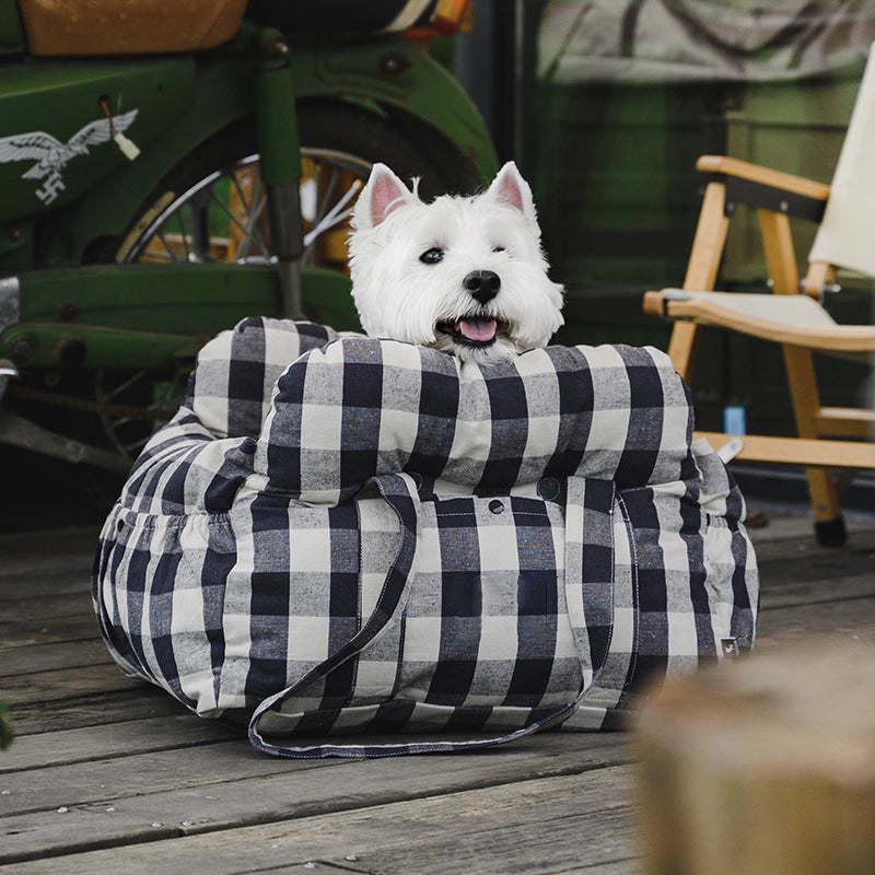 Portable Multi-Purpose Pet Car Bed for Small and Medium Dogs