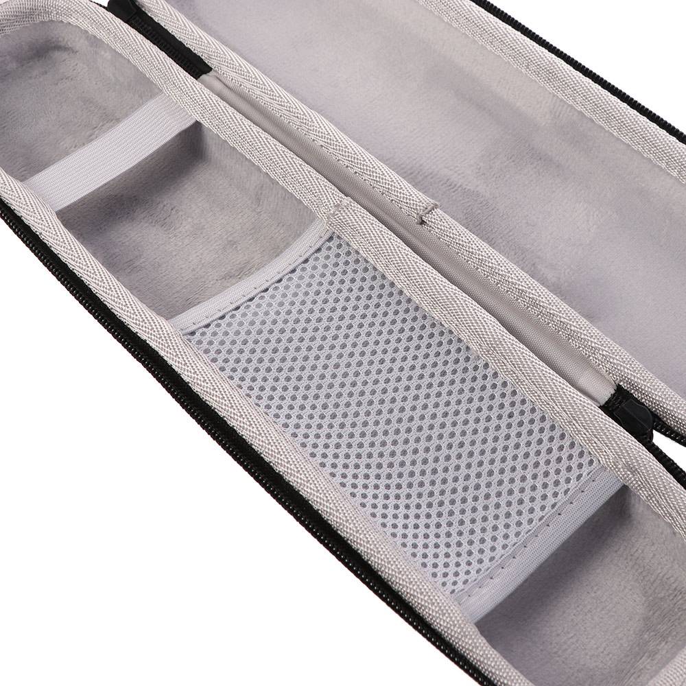 Hard Shell Hair Straightener Storage Bag Double Zipper Hair Rollers Storage Box  Hair Dryer