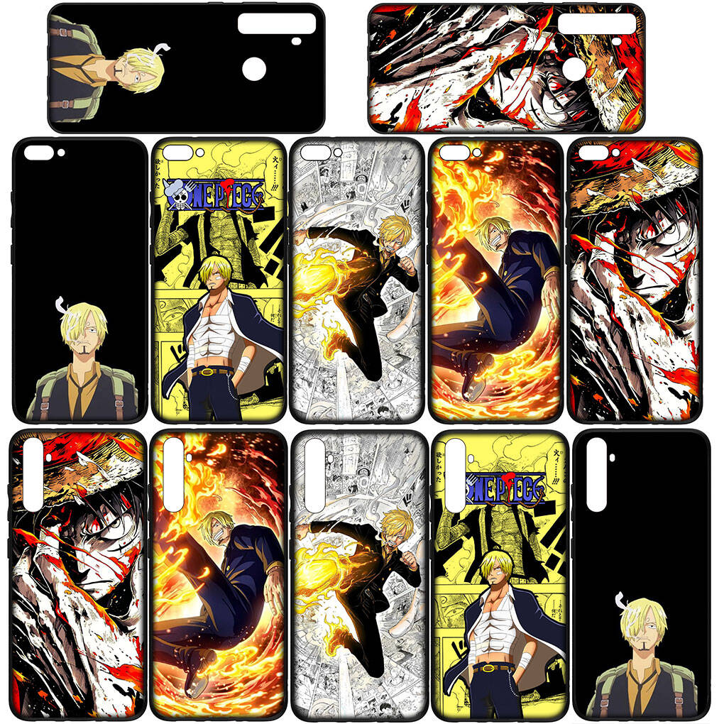 Handyhülle für iPhone 17 15 16 Plus Xiaomi Poco X7 X6 F8 F7 C85 C75 C71 Redmi Note 14 12 11 13 Pro Max A4 14C 13C Hülle Luffy One Pieces Sanji Cover