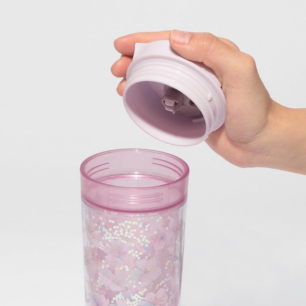 Starbucks SAKURA 2025 Color-Changing Tumbler, 473ml, Cherry Blossom Design, Cute and Stylish, Perfect for Coffee, Birthdays, or as a Gift