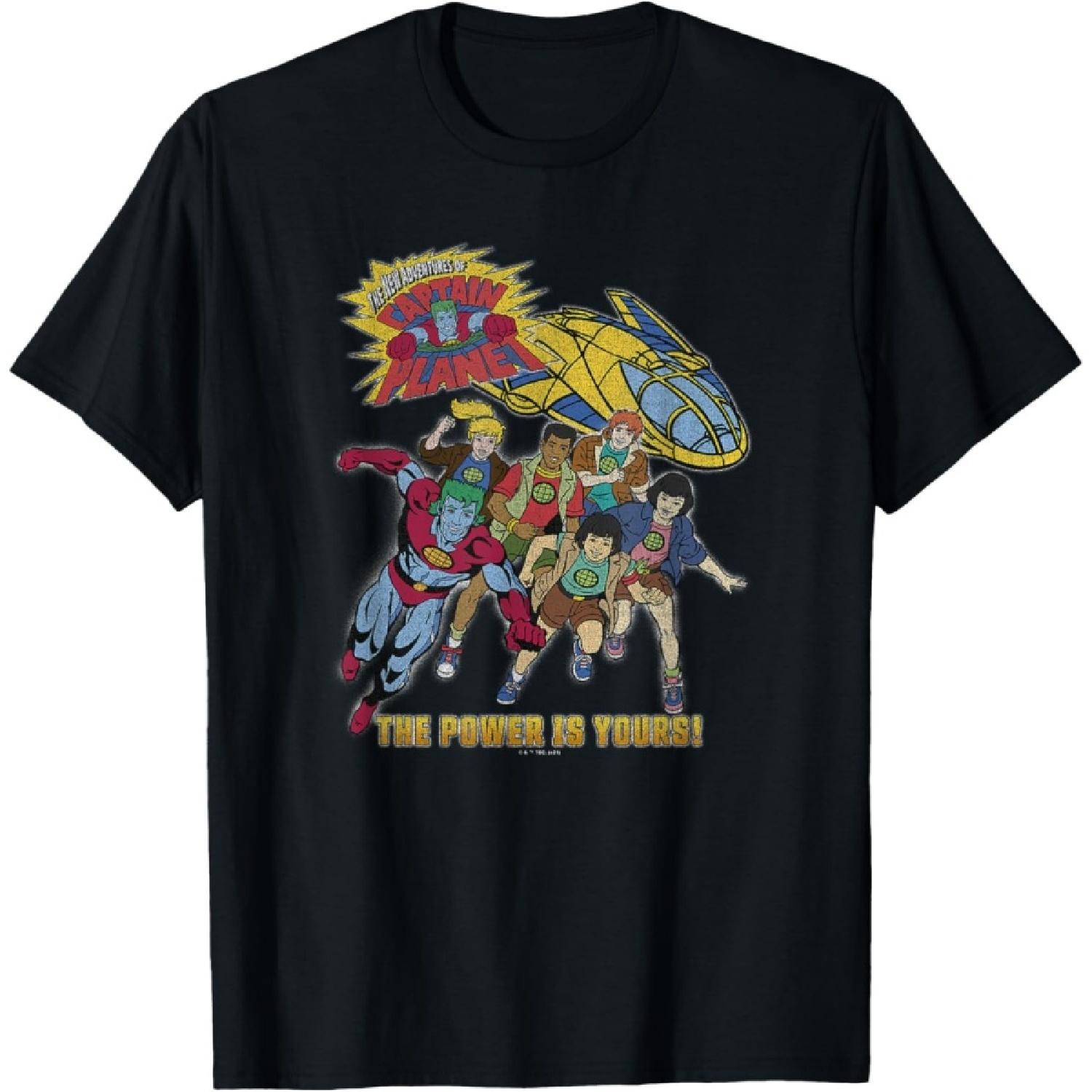 Captain Planet The Power Is Yours Poster T-Shirt S