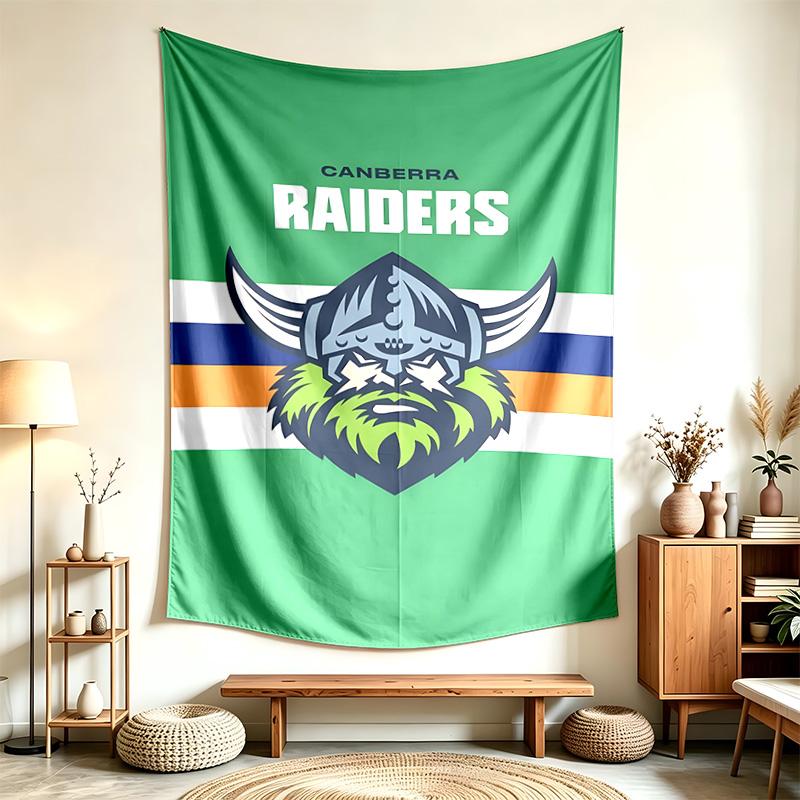 Canberra Raiders (23) Tapestry Suitable For Decorating Homes Dorms And Bedrooms Soft To The Touch And A Perfect Gift For Friends And Family