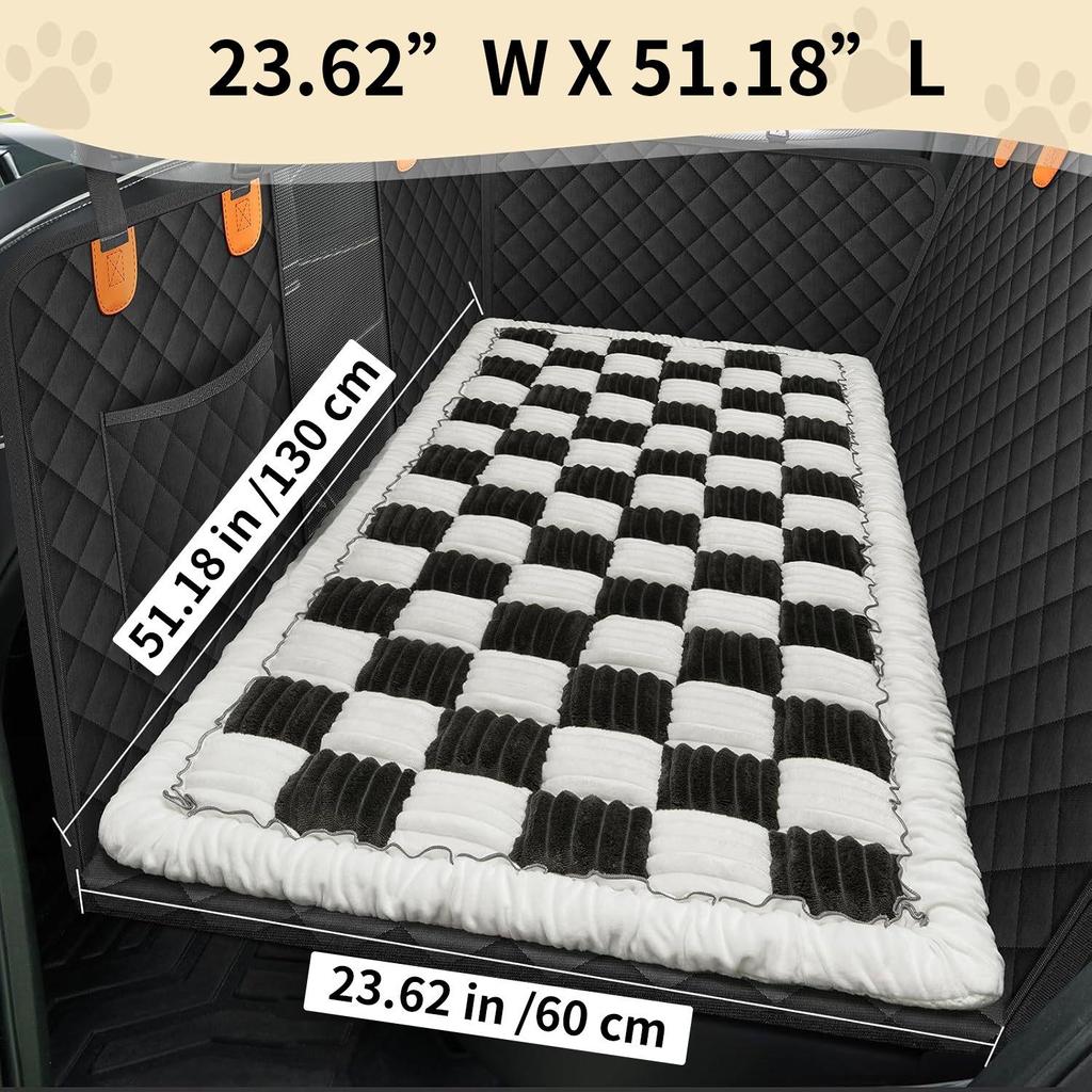 Plush Non-Slip Car Backseat Pet Cushion and Sofa Pad