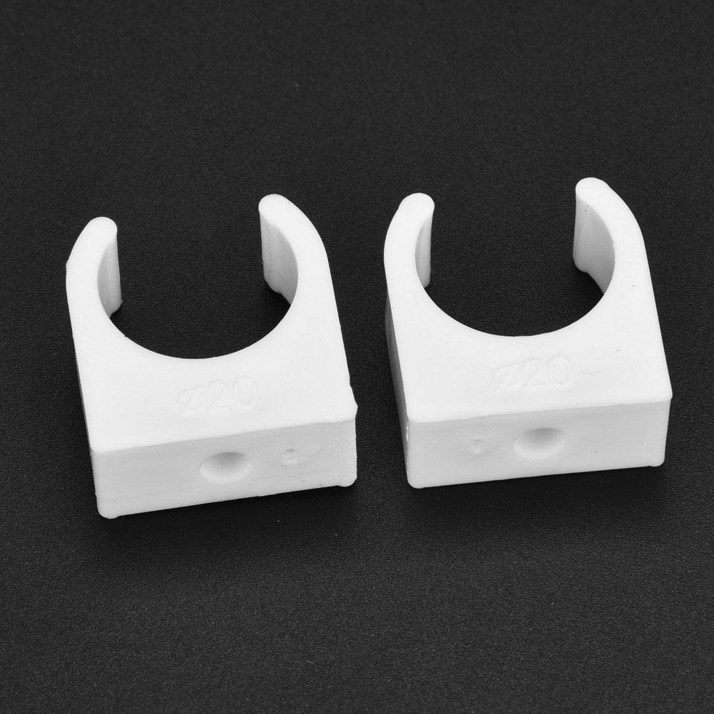 20 pezzi 16202532mm Fascette a U per Tubi Fissaggio Tubi dell'Acqua con Viti (20 millimetri)