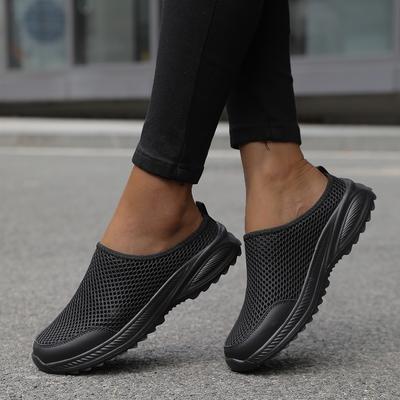 36-46 Men Half Slippers Anti-slip Men's Casual Shoes Lightweight Male Flat Slippers Breathable Slip On Flats Outdoor