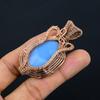 Smithsonite 999 Copper Wire Wrapped Pendant Handmade Gemstone Jewelry, Gifts For Wife Brand New Pendant