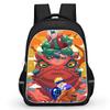 NARUTO Anime Kids Student Backpack 16 Inch Lightweight Durable School Bag Dual Zipper Pockets Casual Daypack For Boys Girls 5-10