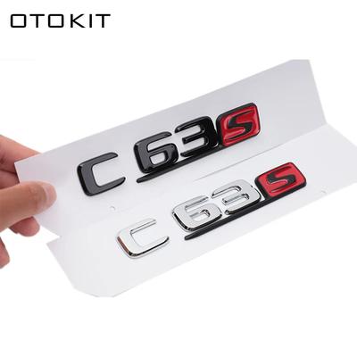 Tuning auta Pro Mercedes Benz AMG C Třída W204 W205 C63 C63S Písmenkové Logo 3D ABS Samolepka Znak na Zadní Kufr Auta Jmenovka Samolepky