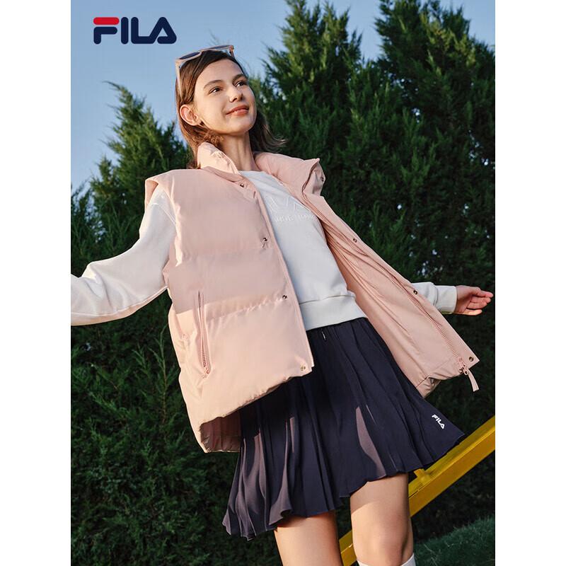FILA Unisex Stand Collar Down Vest L