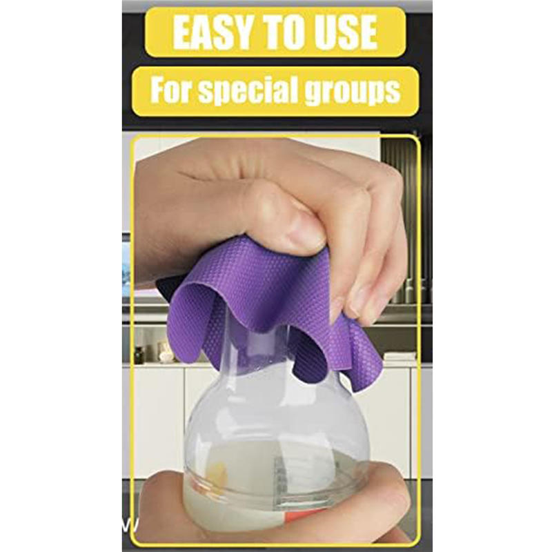 Rubber can opener Gripper Pad multifunctional kitchen coaster easy handle for opening jars and bottle lids