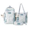 Schoolbag Japanese ins new high-value fresh and sweet star make-up bag women's light travel large-capacity backpack