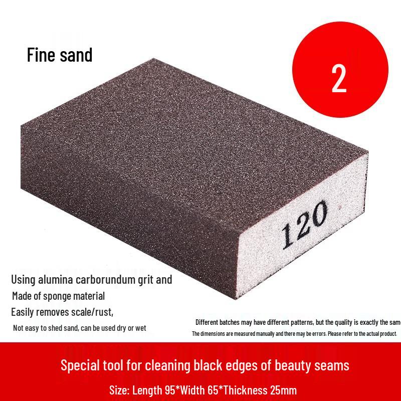 

Матовий спонж для видалення чорних країв та очищення герметика на керамічній плитці standard