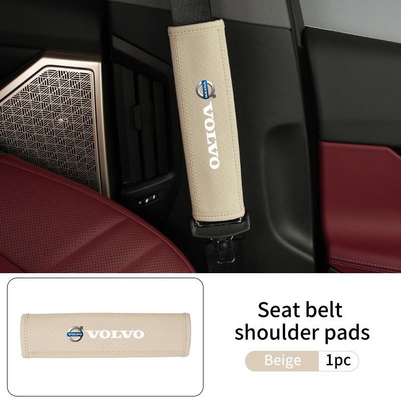 

Car Sefety Seat Belt Protrctor Auto Seatbelt Shoulder Pad Cover For Volvo S60 XC90 XC60 C30 C70 XC40 V40 XC70 V70 V60 V50 S80