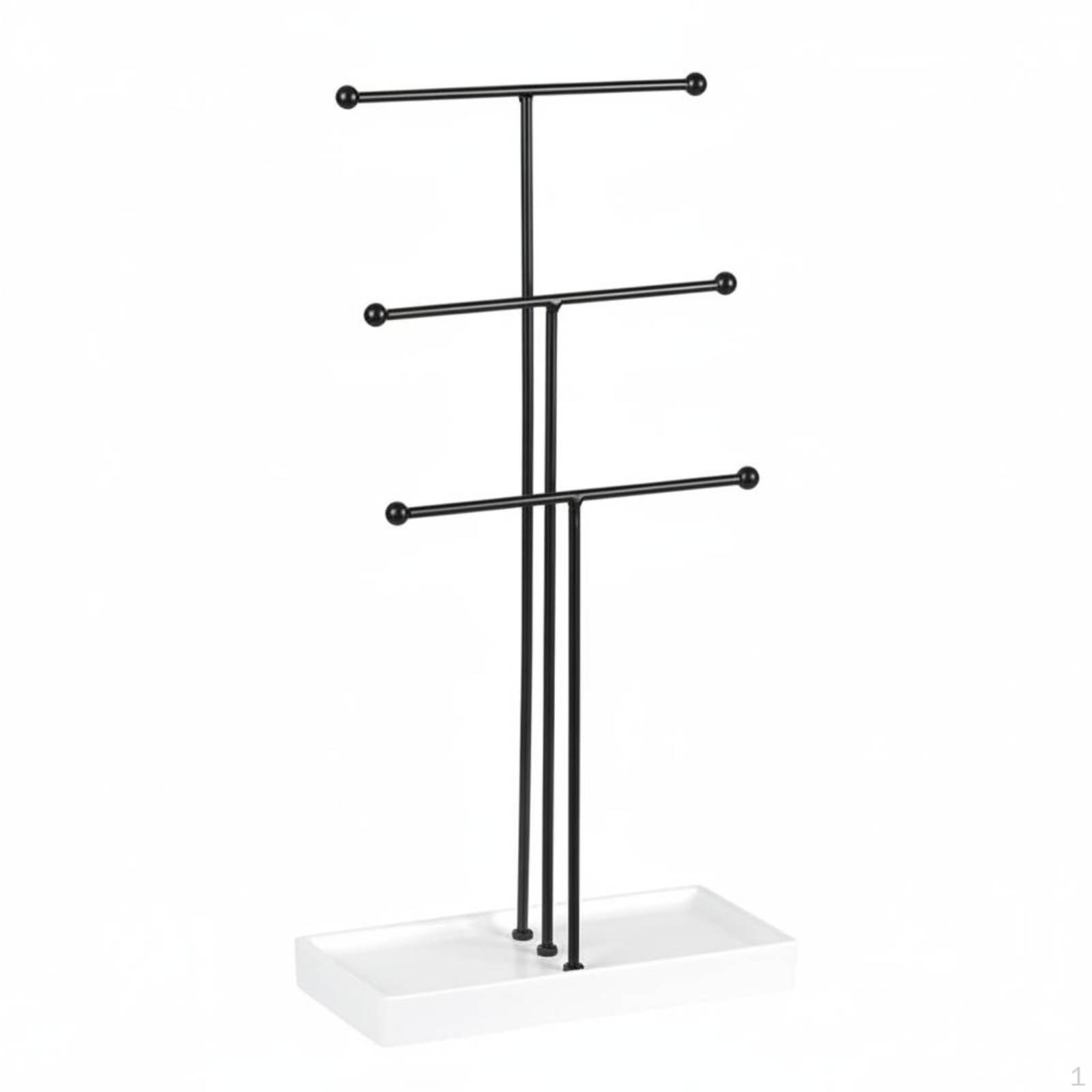 3 Tier Jewelry Stand SpaceSaving Design 3Tier Display MultiFunctional Bracelet Rack with
