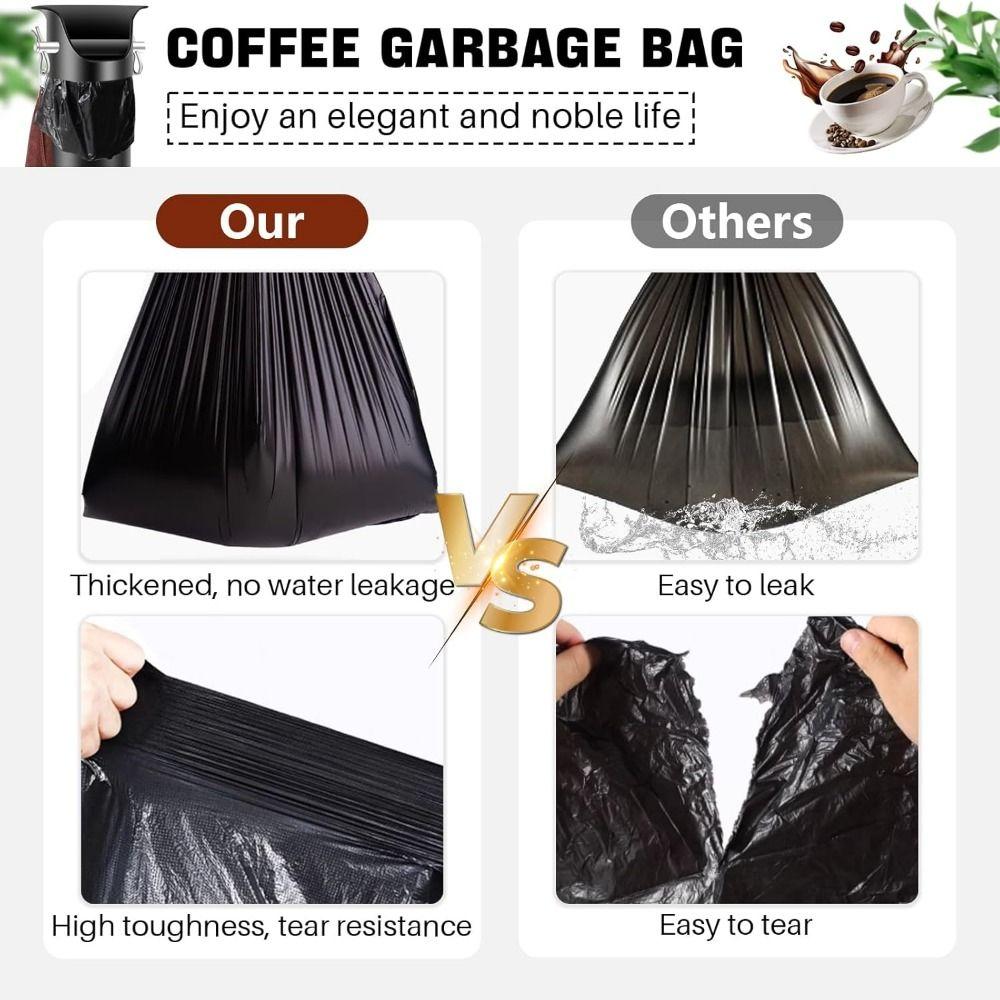 100Pcs Heavy Duty Liners Espresso Knock Box Garbage Bags 91cm Coffee Grounds Bags Kitchen