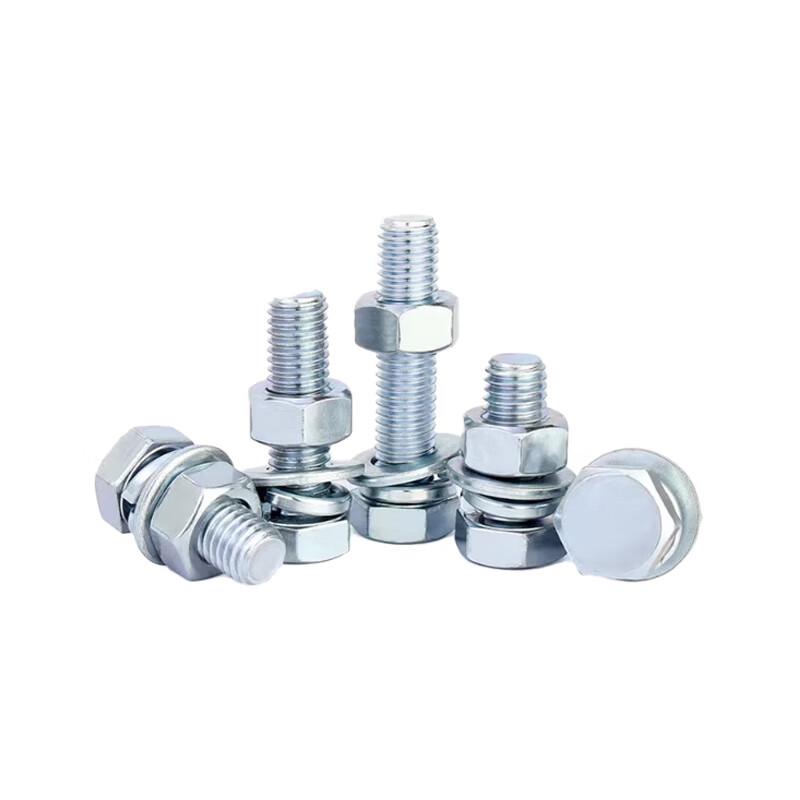 Galvanized Grade 4.8 Hex Bolt, Nut & Washer Set