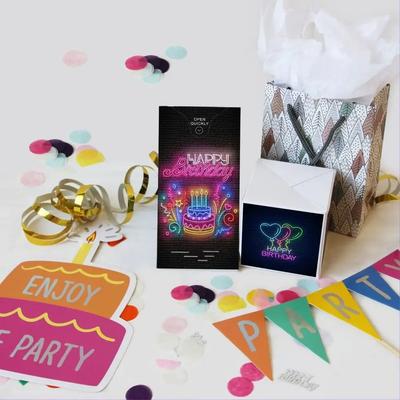 Jubileum Exploderande Konfetti Överraskningskort Festdekorationer Kort Överraskningspresentlåda ÖverraskningsHoppande Låda Pop Up Explosion