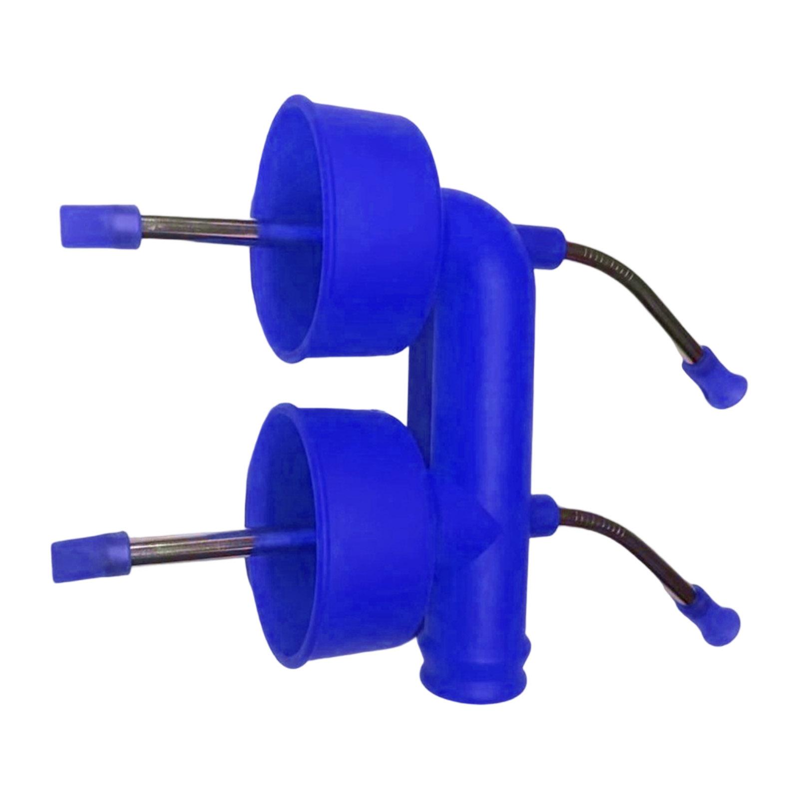 

Двойной пивной шноркель пивной бонг питьевые аксессуары воронка для питья бутылка чаггер шноркель для напитков для новогодней вечеринки синий