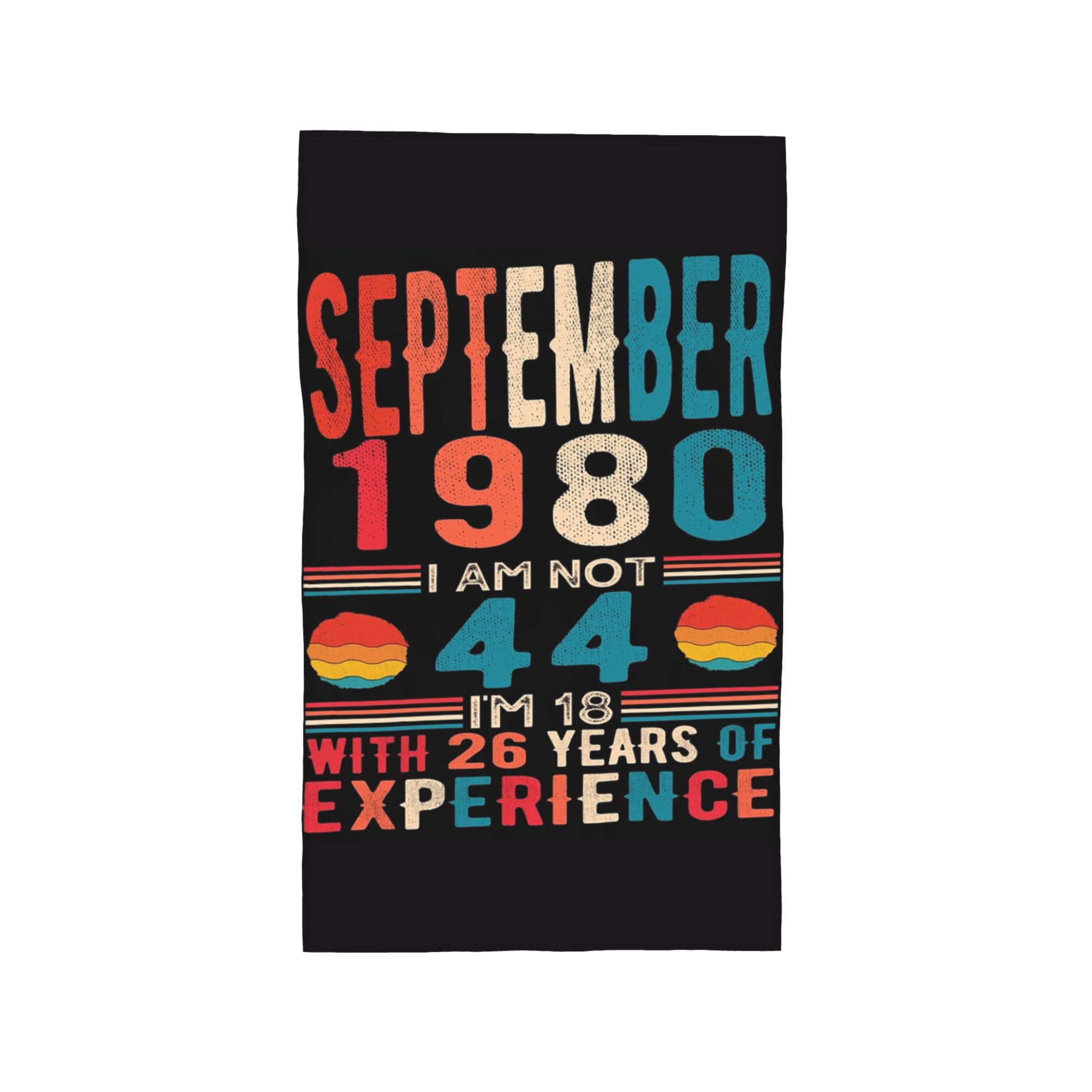 

September 1980 I am not 44 I m 18 with 26 Years of Experience Soft Face Towel Quick Dry Pool Bath Cotton Towels W30*H60(CM)
