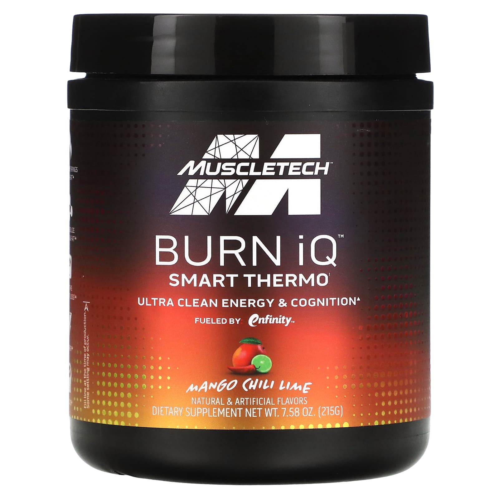 

MuscleTech, Burn iQ, Smart Thermo, Mango Chili Lime Flavor, 7.58 oz (215 g)