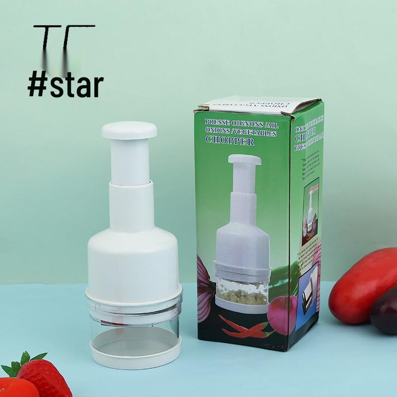 Popular Stainless Steel Kitchen Garlic Press and Chopper