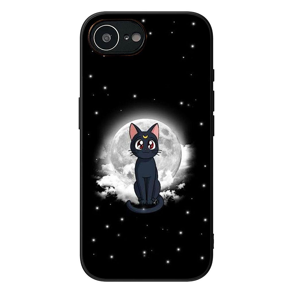 Soft Phone Cover for Samsung Galaxy S25 S24 S23 FE Plus Ultra S7 Edge A16 A15 5G s25+ Case S-Sailors Anime Girl Moon Casing