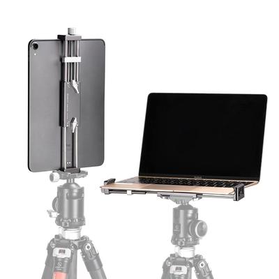 SWFOTO PC-03 Tablet Bracket, Metal Mounting Clip for ARCA-SWISS Dovetail Tripod, Compatible with Tablets 103-310mm Wide, Laptop, and Smartphone Holder