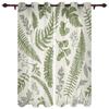 Green Leaf Ginkgo Modern Hall Curtains For Living Room Kitchen Boy Girl Bedroom Long Curtain For Windows Cortinas Home Decor