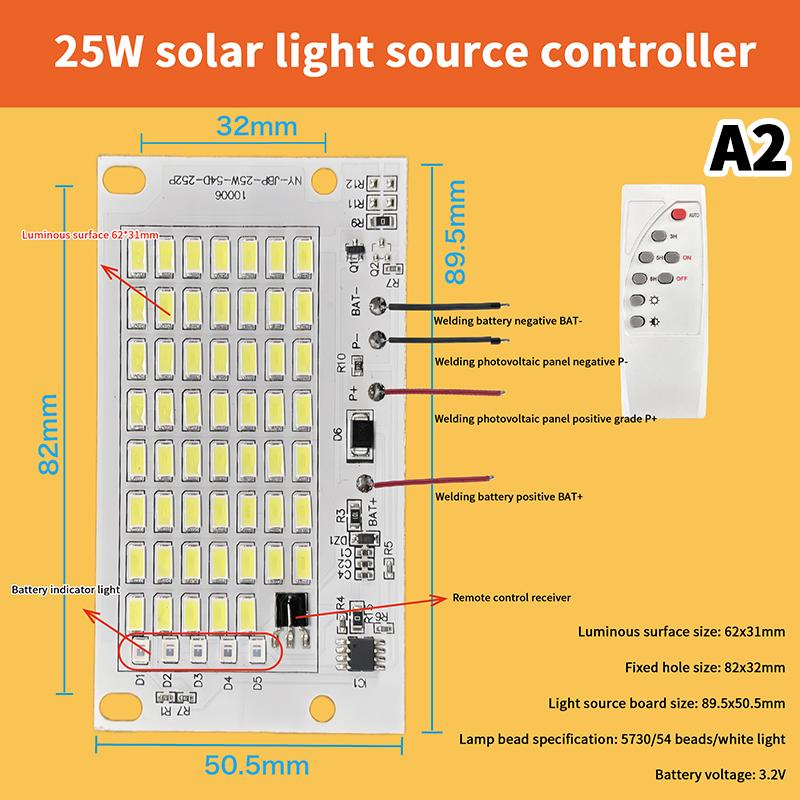 10W-600W Led Outdoor Solar Energy 2835 5730 High Brightness Bead Projection Light Integrated Light Source Light Panel