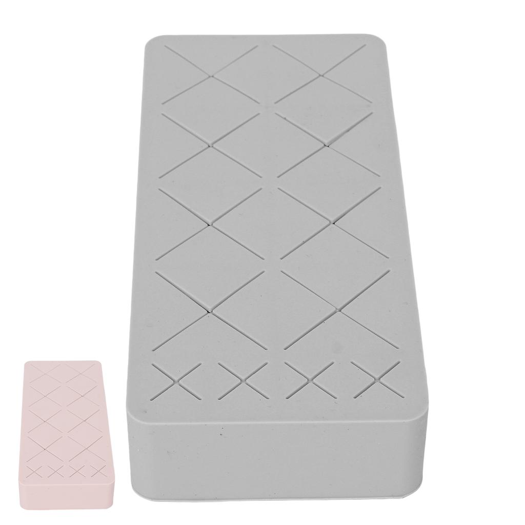 12 Slot Lipstick Holder Organizer Silicone Makeup Cosmetic Display Stand for Nail Polish Eyebrow Pen