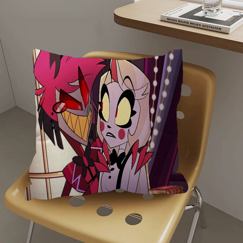 Anime H-Hazbin H-Hotel Pillow Gifts Home Office Furnishings Bedroom Sofa Car Cushion Cover Case 45X45Cm