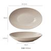 Cream Style Ceramic Stone Pattern Dining Plate Dessert Dish Cake Plate Steak Plate Salad Plates Rice Bowl Creative Tableware