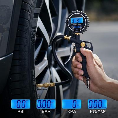 Compressor Accessories Digital Tire Pressure Gauge 0.1 Display Resolution Digital Tire Tester  SUV