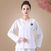 Roupa Feminina de Tai Chi Manga Comprida Uniforme de Tai Chi Roupa de Prática de Arte Marcial Wushu Conjuntos de Kung Fu
