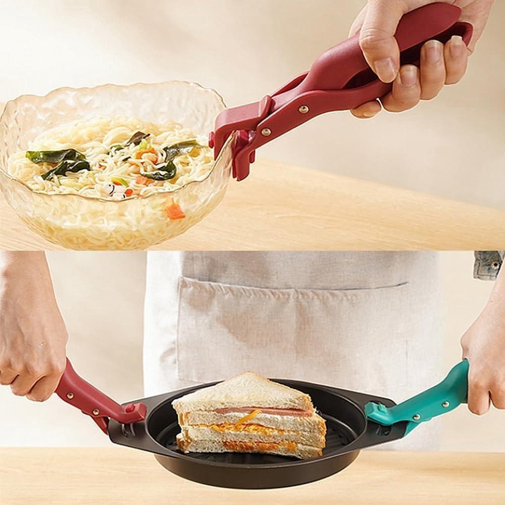 Multi-Function Anti-Scald Bowl Clip. Hot Bowl Dish Plate Gripper Clips Tongs Clamp Holder, Kitchen Silicone Anti Slip Clip
