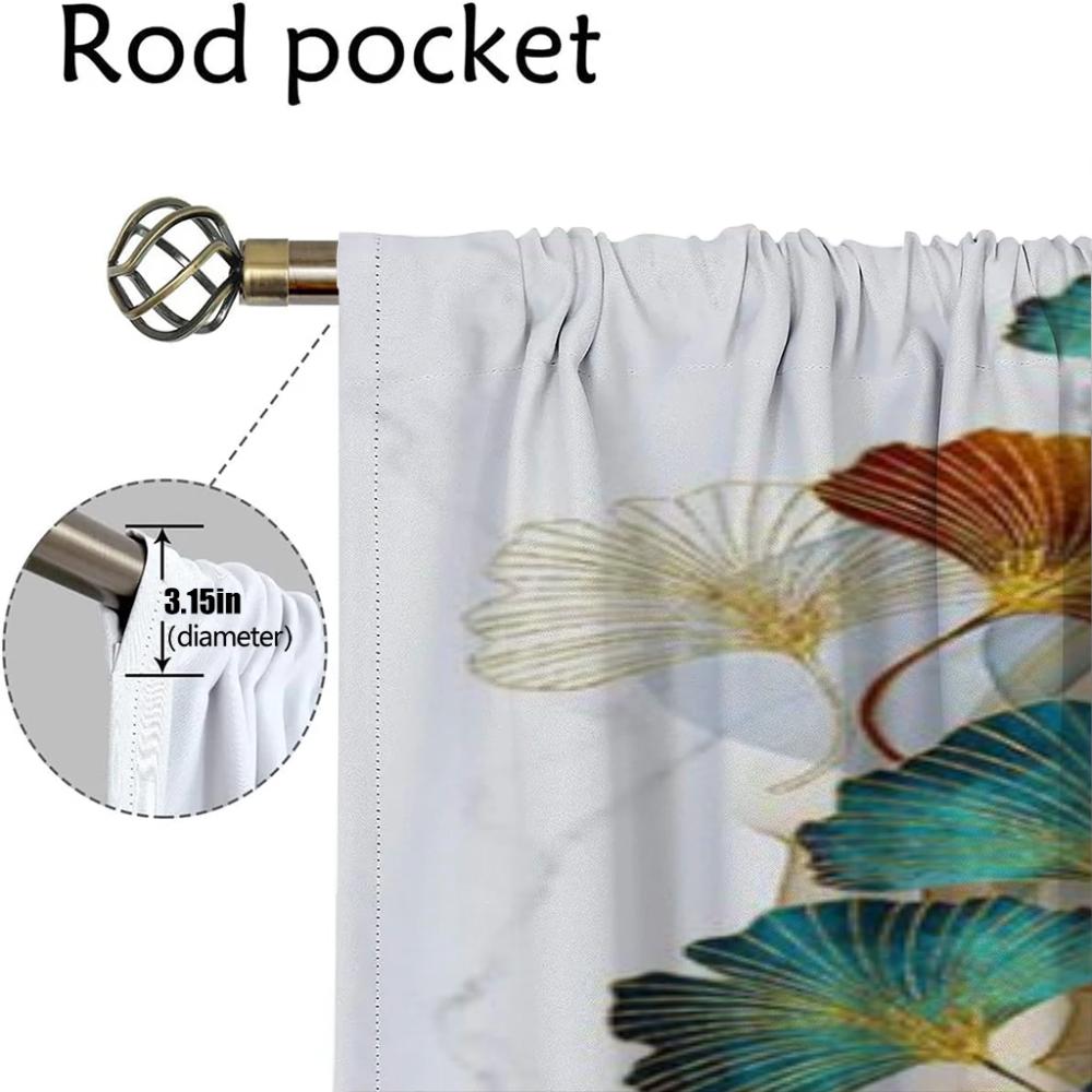 Simple Style Window Curtain for Room 2 Panel Kitchen Curtains Tulle for Bedroom Blinds Partition Home Interior Curtains Shades