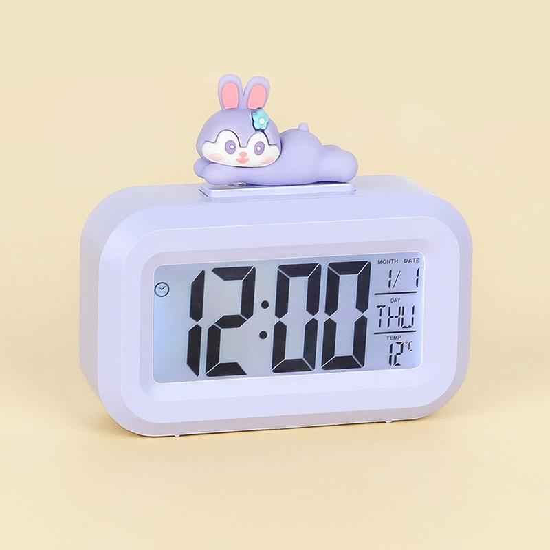 LED Digital Alarm Clock Backlight Snooze Data Time Calendar Desktop Multifunction Electronic Table