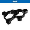 ACROPIX 22mm Black Aluminum Alloy Racing Motorcycle Rider C N C Fork Preload Adjuster