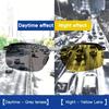 3pcs set of men's day and night vision driving glasses - anti glare half frame design comfortable PC material