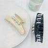 Hair Jewelry Ornament Big Pearl hair Grab Vintage Women Acetate Hair Clips  for Girls