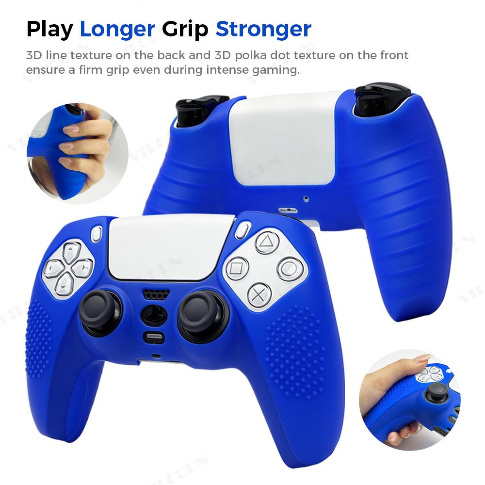 Protective Cover Skin for P5 Controller Anti-slip Silicone Case for P5 Slim Gamepad Cover Thumb Grips Accessories