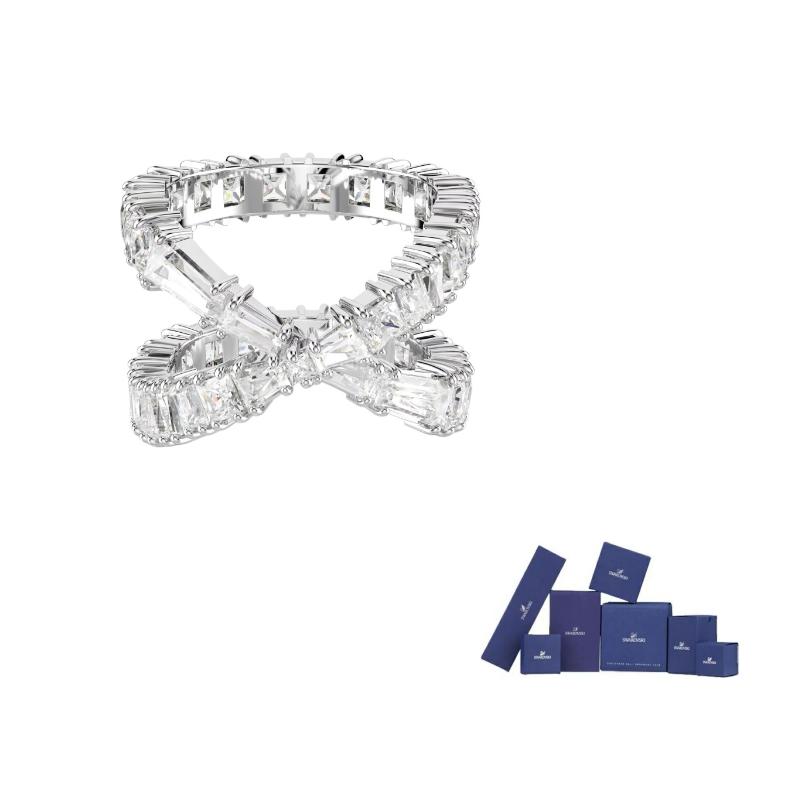 Swarovski Hyperbelmuster Design Zirkonia Ring Damenring Silber 5677631