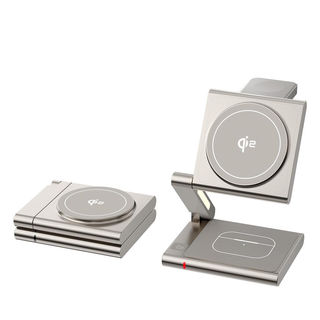 Magnetic 3-in-1 Wireless Charger for Apple Phones - Qi2 Fast Charging Bestseller