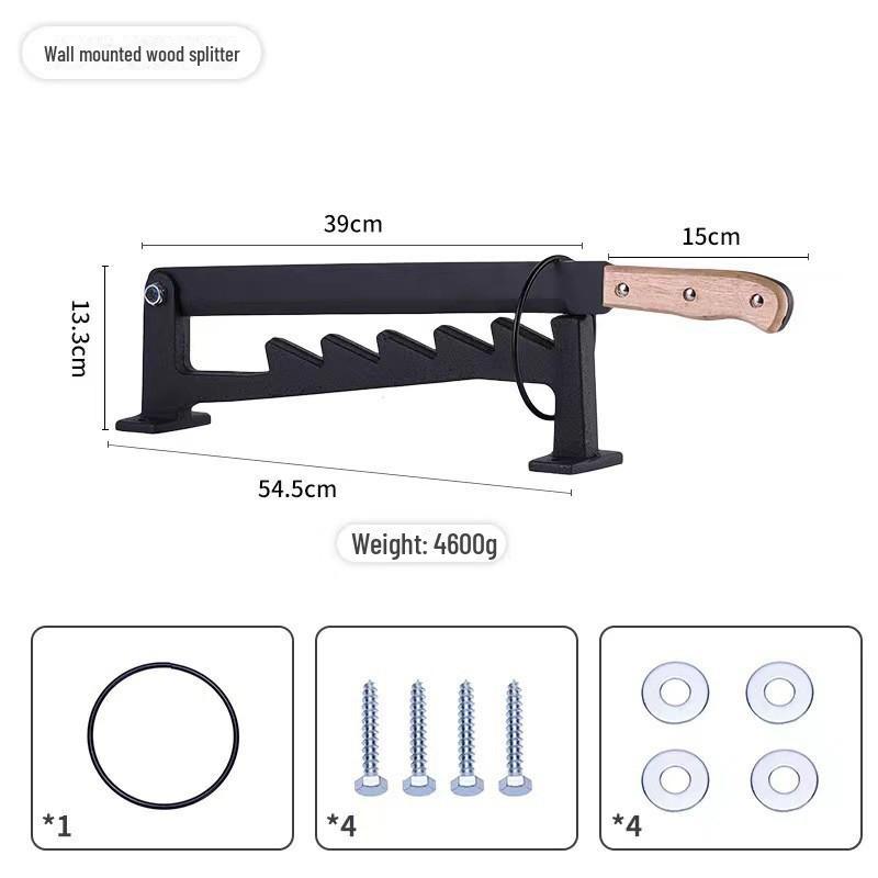 Outdoor Manual Firewood Splitter - Household Wood Splitting Tool