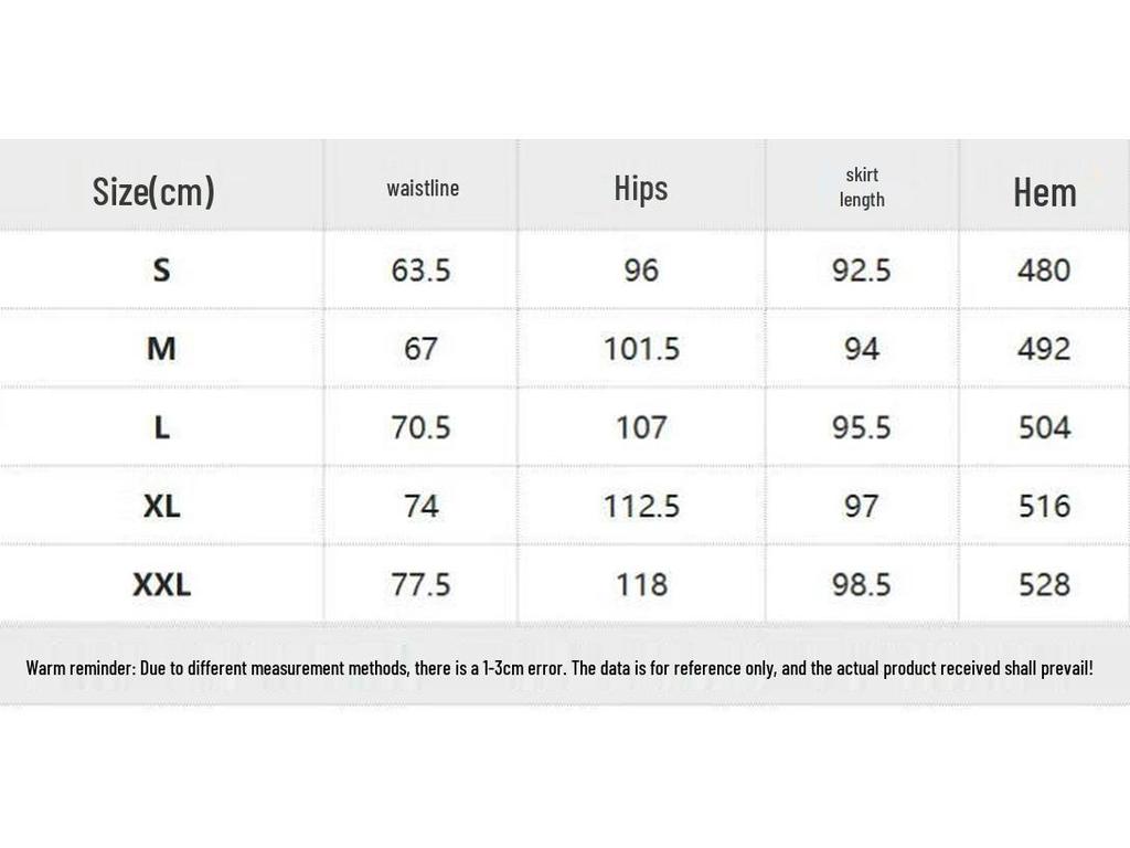 Women's Polka Dot A-line Long Skirt