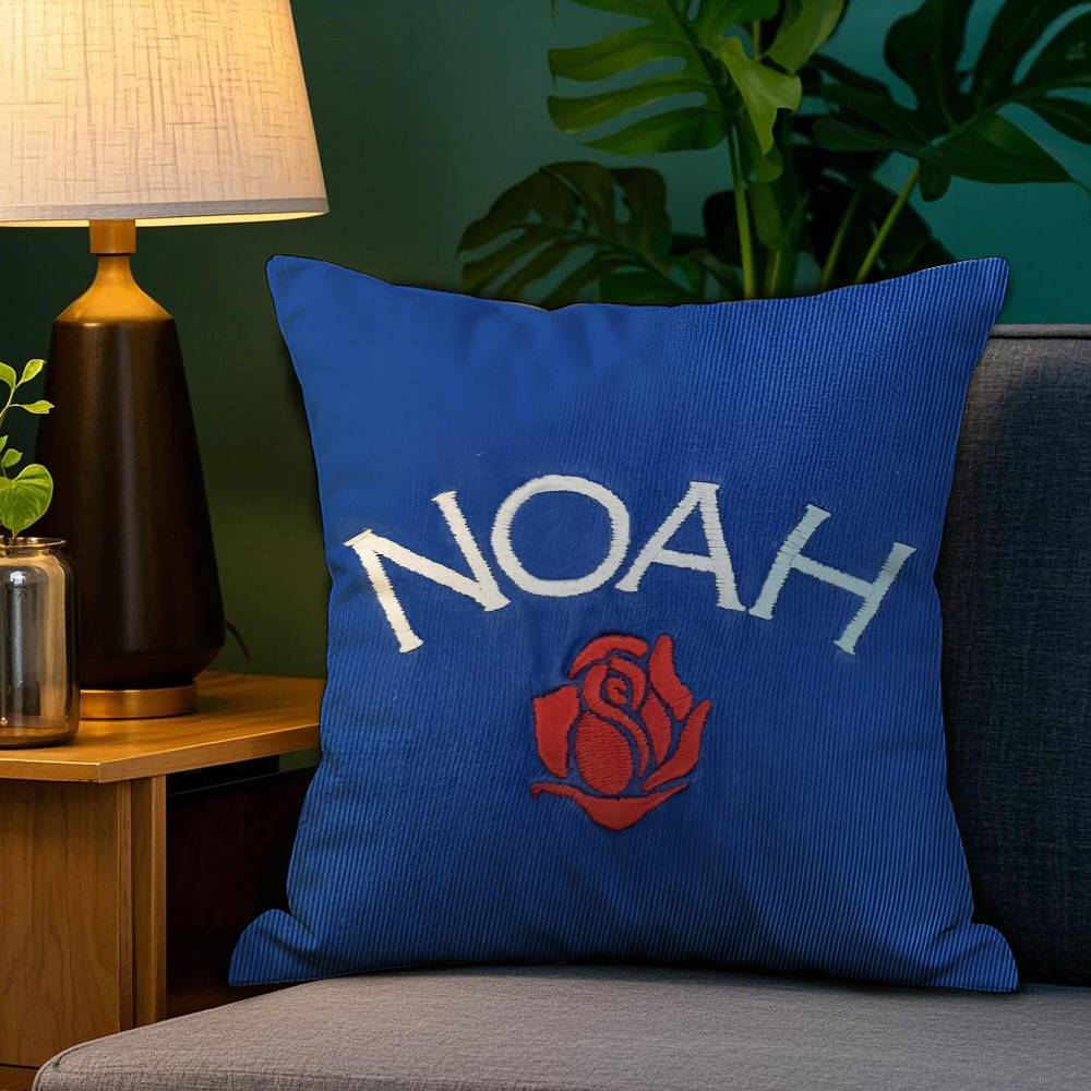 N-NOAH-HH Kissenbezug Anti-Milben Kissenbezug Unsichtbarer Reißverschluss Seidiger Kurzer Plüsch Sofakissenbezug