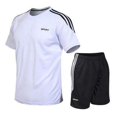 Sport anzug männlichen sommer dünne lauf fitness atmungsaktive kurzarm shorts schnell