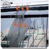 For Zeekr 9X 2026 Car Side Window Wind Deflectors Vent Visors Sun Wind Rain Shield Rain Eyebrow Guards Accessories